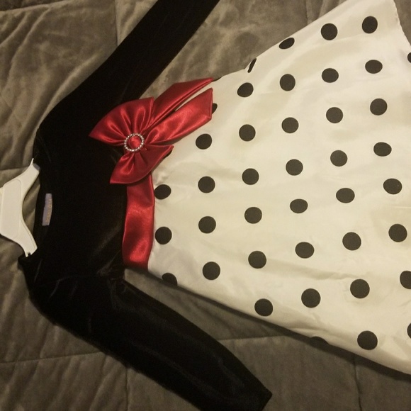 Toddler polka dot dress - Picture 4 of 5